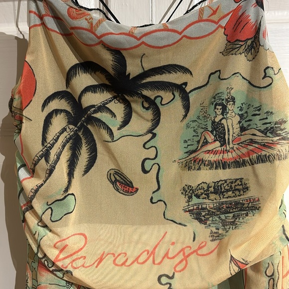 Urban Outfitters Wild Side Mesh Slip Dress - Picture 6 of 12